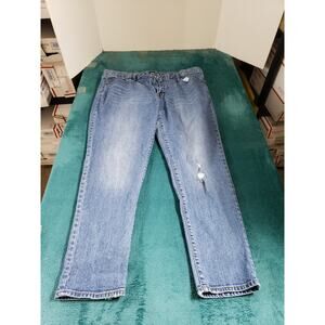 Gap Jeans Size 32 Womens Blue Denim Stretch Pants Mid Rise Best Girlfriend